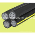 Duplex de cabeza, Triplex, Cable de aluminio Quadruplex